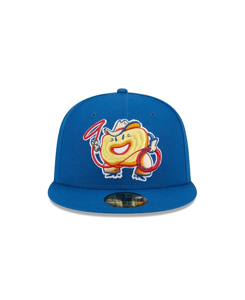 New Era Men's Blue Round Rock Express Theme Nights 59FIFTY Fitted Hat