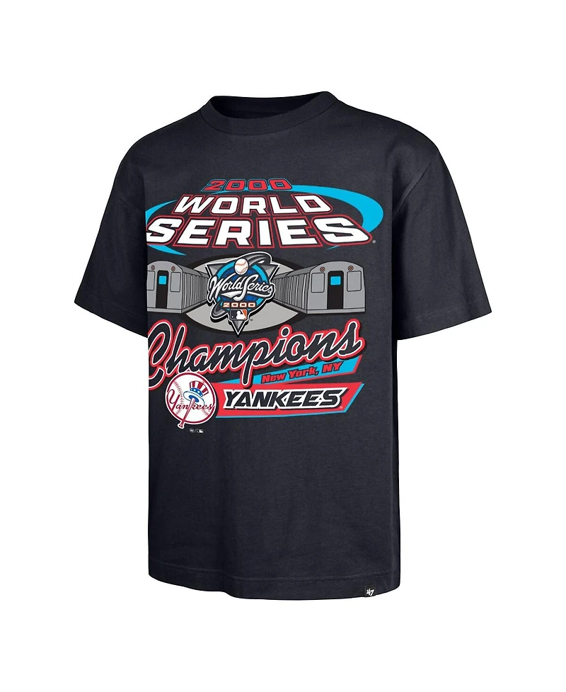 '47 Brand Men's Navy New York Yankees 2000 World Series s Showcase Foundation T-Shirt
