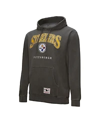 Mitchell & Ness Men's Gray Pittsburgh Steelers Slot Pullover Hoodie