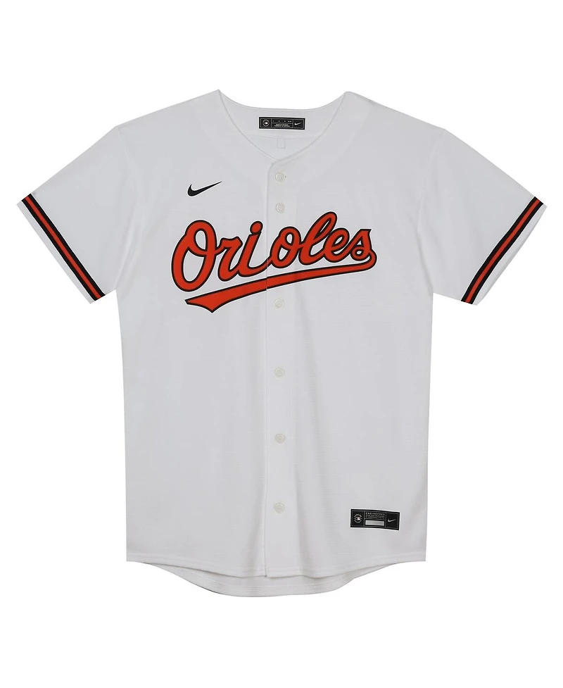 Nike Preschool Adley Rutschman White Baltimore Orioles Home Replica Player Jersey
