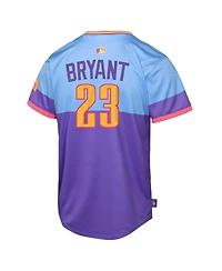 Nike Big Boys and Girls Kris Bryant Purple/Light Blue Colorado Rockies 2025 City Connect Limited Player Jersey