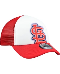 New Era Toddler White/Red St. Louis Cardinals Painted A-Frame 9FORTY Trucker Adjustable Hat