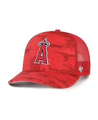 '47 Brand Men's Red Los Angeles Angels Fiji Trucker Adjustable Hat