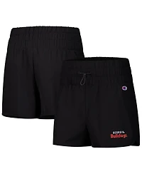 Champion Women's Black Georgia Bulldogs Tailgate Her Woven Shorts