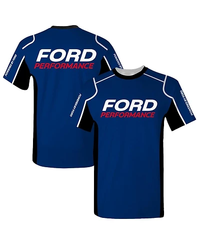 Checkered Flag Sports Men's Blue Ford Sublimated Uniform T-Shirt