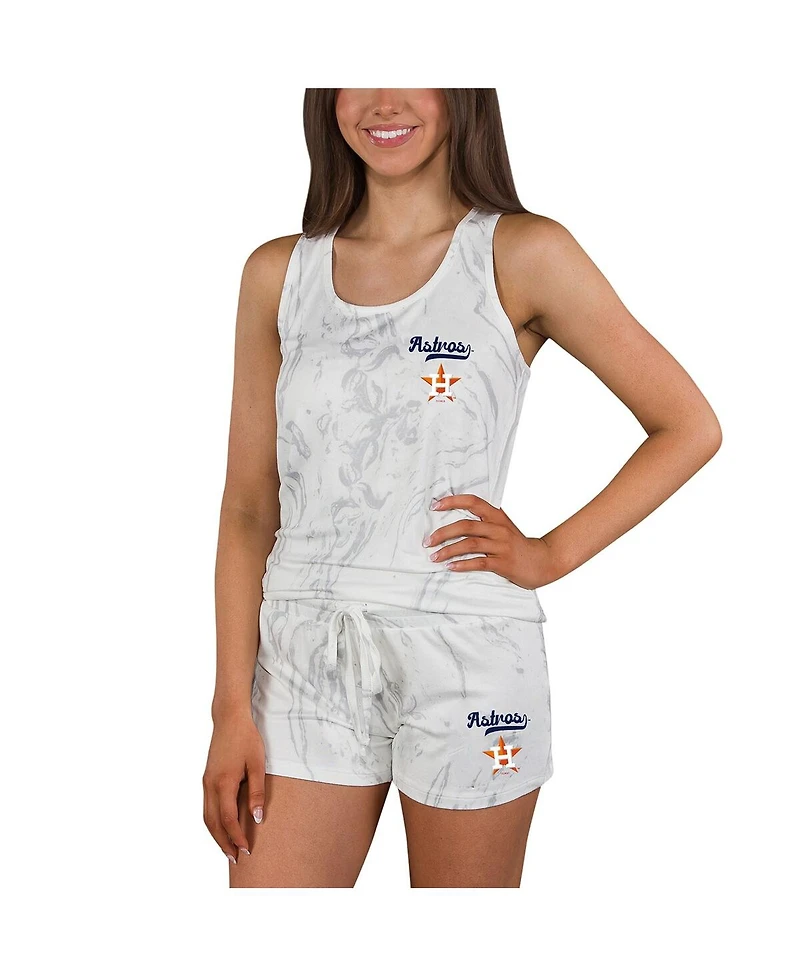 Concepts Sport Women's 2-Pieace Houston Astros Quartz Tank Top and Shorts Set