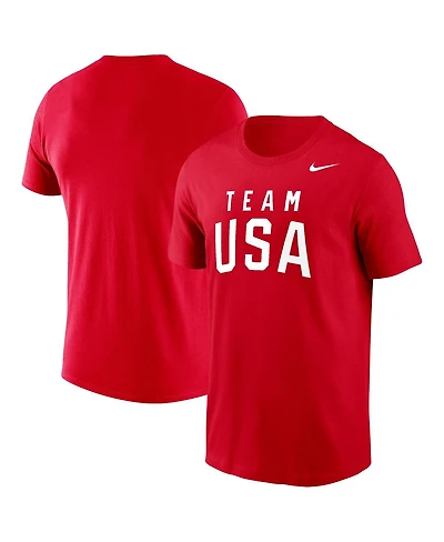 Nike Men's Red Team Usa Olympic Performance T-Shirt