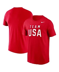 Nike Men's Red Team Usa Olympic Performance T-Shirt