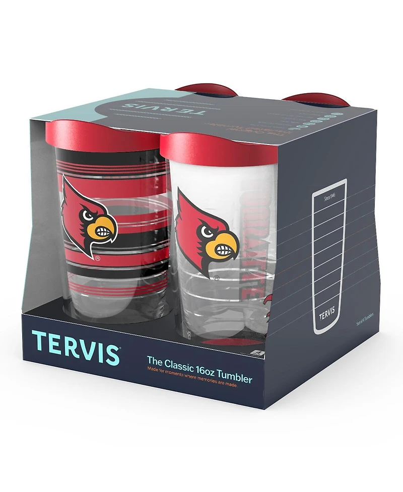 Tervis Louisville Cardinals Four-Pack 16oz. Classic Tumbler Set