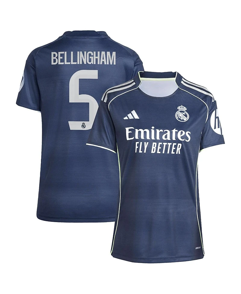 Adidas Women's Jude Bellingham Blue Real Madrid 2025/26 Away Replica Player Jersey