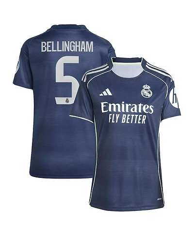 Adidas Women's Jude Bellingham Blue Real Madrid 2025/26 Away Replica Player Jersey