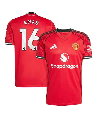 Adidas Men's Amad Diallo Red Manchester United Home 2025/26 Replica Player Jersey