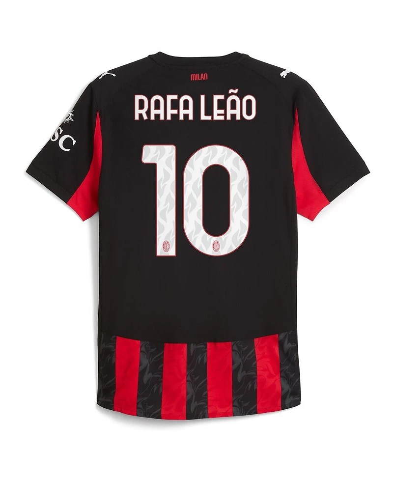 Puma Men's Rafael Leao Red Ac Milan 2025/26 Home Authentic player Jersey