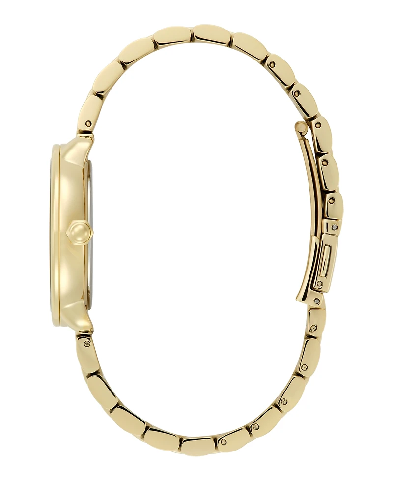 Olivia Burton Women's Moonphase Gold Tone Stainless Steel Bracelet Watch, 34mm