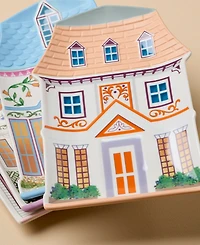 Lenox Village 2nd Edition House Accent Plates, Set of 4