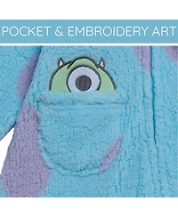 Monsters Inc. Baby Boys Cozy Faux Sherling Zip Up Cosplay Coverall Newborn to (Newborn - 24 Months)