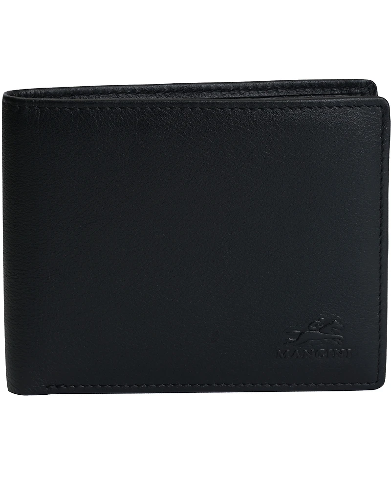 Mancini Men's Sonoma Rfid Secure Left Wing Wallet