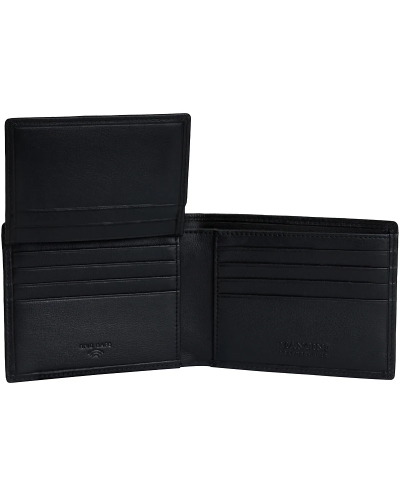 Mancini Men's Sonoma Rfid Secure Left Wing Wallet