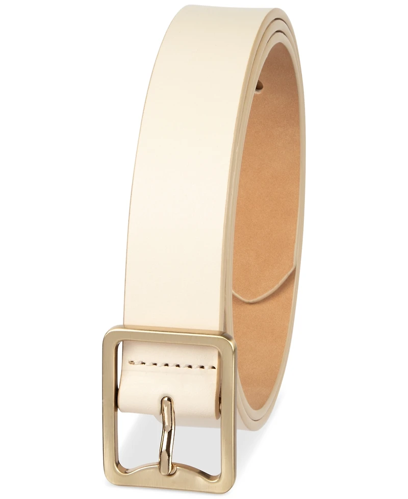 Calvin Klein Forged Center-Bar-Buckle Dress Belt