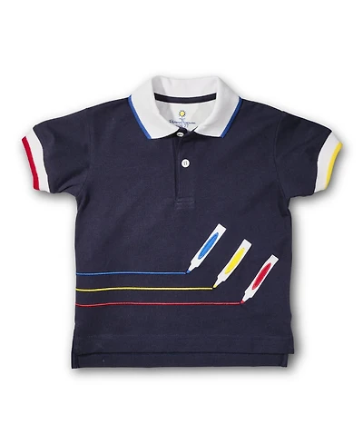 Florence Eiseman Toddler Boys Polo With Markers