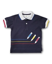 Florence Eiseman Toddler Boys Polo With Markers