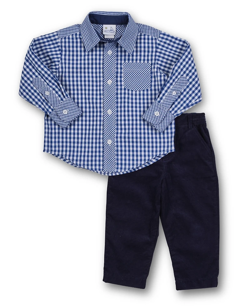 Florence Eiseman Gingham Button Down Shirt