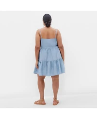 City Chic Women's Plus Sweet Tiers Mini Dress