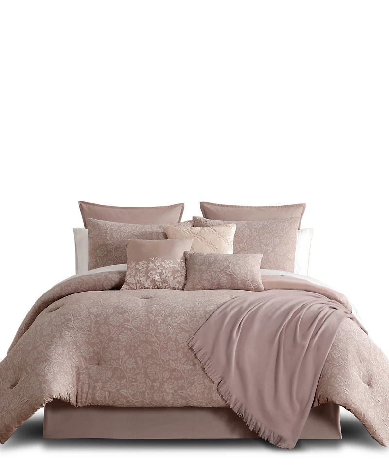 Hallmart Collectibles Salwan Floral 14-Pc. Comforter Set