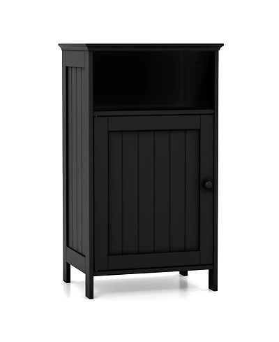 Slickblue Bathroom Freestanding Floor Storage Cabinet with Adjustable Shelf