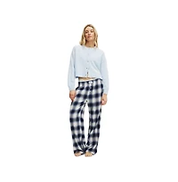 Cotton On Women's Flannel Wide Leg Pant