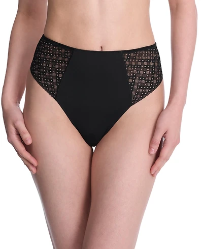 Natori Women's Harmony High Rise Lace Thong