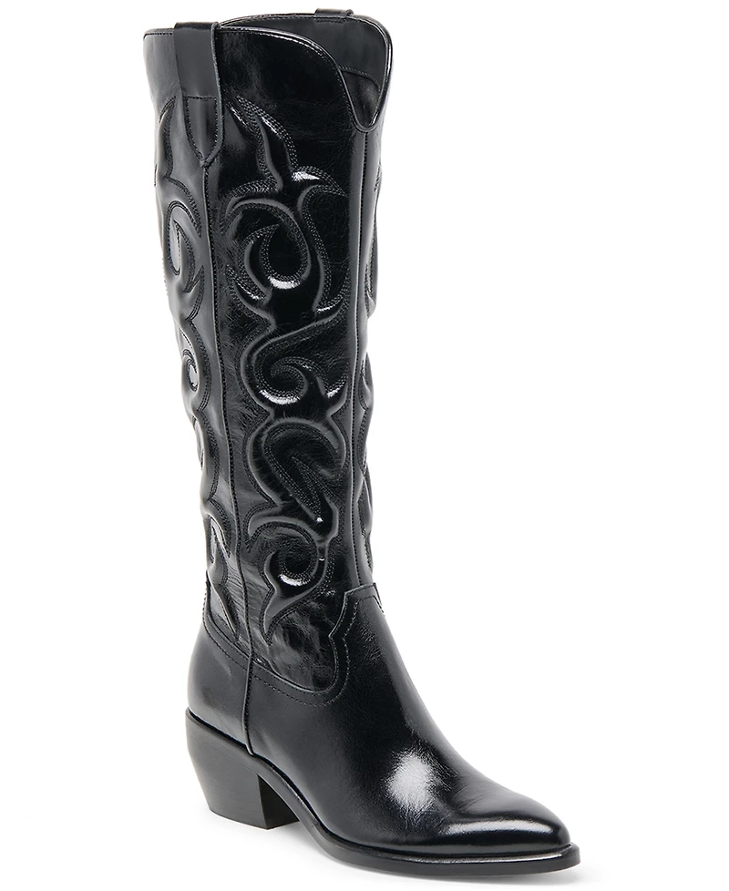 Dolce Vita Women's Mirla Tall Detailed Cowboy Boots