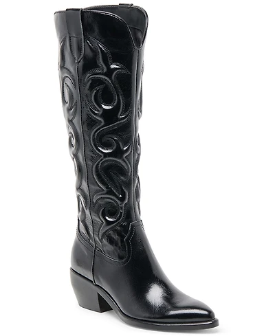 Dolce Vita Women's Mirla Tall Detailed Cowboy Boots