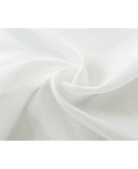 Kate Aurora Living 4-Pack High End Luxe Rod Pocket Sheer Voile Window Curtain Set