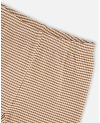 Deux par Deux Girl Rib Striped Leggings Beige and Off-White - Toddler|Child
