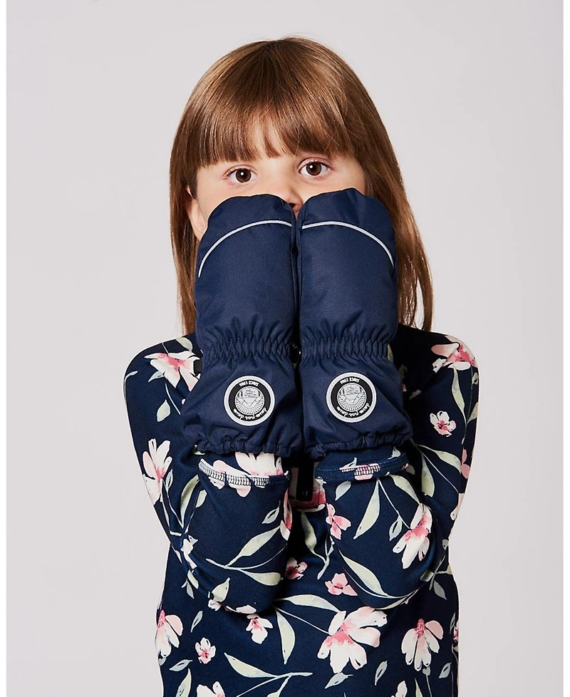 Deux par Deux Toddler Unisex Winter Mittens Play Navy Blue