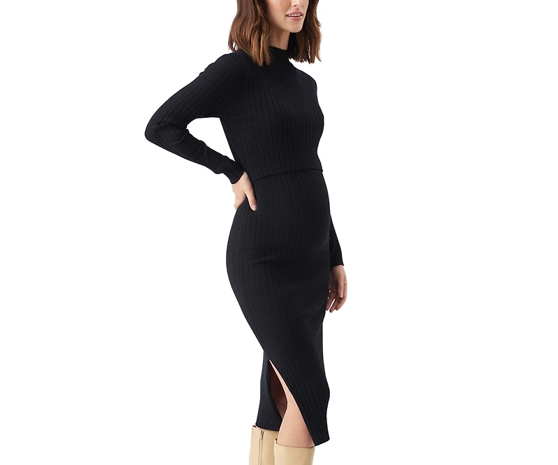 Nella Rib Nursing Knit Dress
