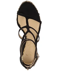 Jessica Simpson Women's Aamina Strappy Platform Anniversary High-Heel Charm Sandals