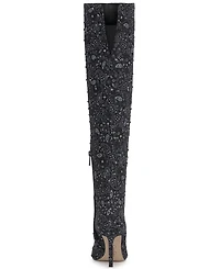 Jessica Simpson Women's Earon Bandana Over-The-Knee Stiletto Dress Boots
