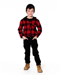 Deux par Baby Boy Stretch Twill Pants Black