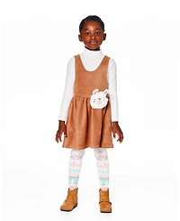 Deux par Girl Super Soft Ribbed Mock Neck Top Off-White