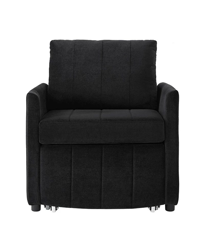Streamdale Furniture Convertible Sleeper Sofa Bed with Adjustable Backrest