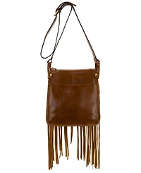 Patricia Nash Mara Small Woven Leather Flap Crossbody