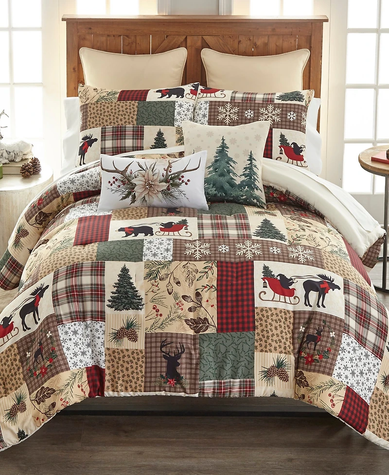 Your Lifestyle Dashing Patchwork 3-Pc. Comforter Set