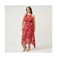 Estelle Aster Halter-Neck Dress