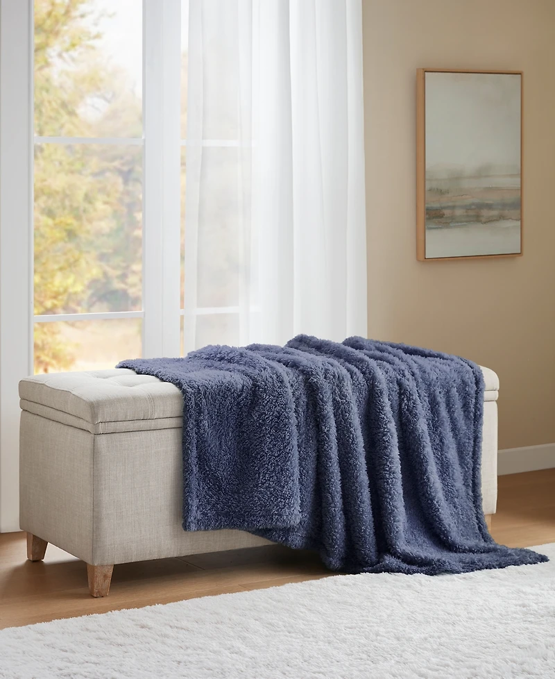 Premier Comfort Cozy Fluffy Throw Blanket, 50" x 60"