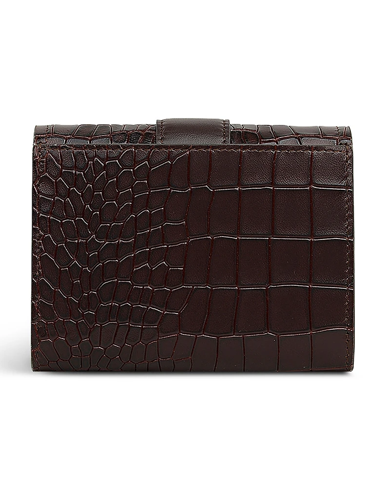 Radley London Sloane Mews Faux Croc Mini Flap Over Wallet