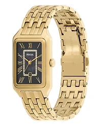 Fossil Women's Raquel Three-Hand Date Gold-Tone Stainless Steel Watch, 26mm