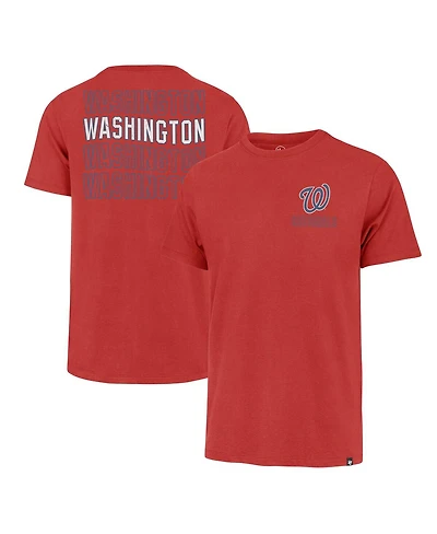 '47 Brand Men's Red Washington Nationals Hang Back Franklin T-Shirt