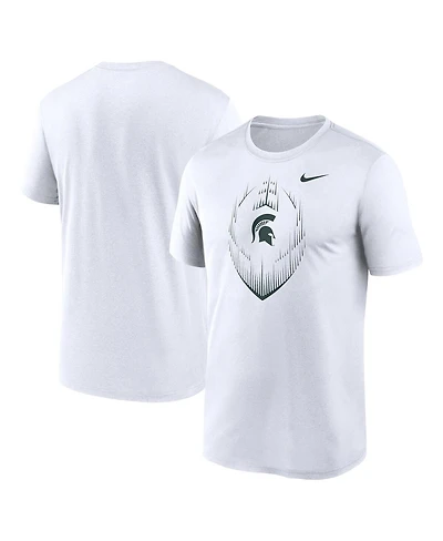 Nike Men's White Michigan State Spartans Primetime Legend Icon Performance T-Shirt